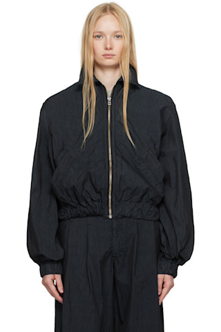 【関税込み】Eckhaus Latta ネイビー Flight ボンバージャケット 251830F063001_1.jpg