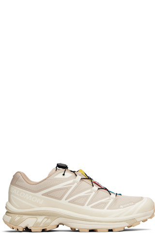 【関税込み】Salomon タン&ベージュ XT-6 GORE-TEX スニーカー Salomon: タン&ベージュ XT-6 GORE-TEX スニーカー | SSENSE 日本