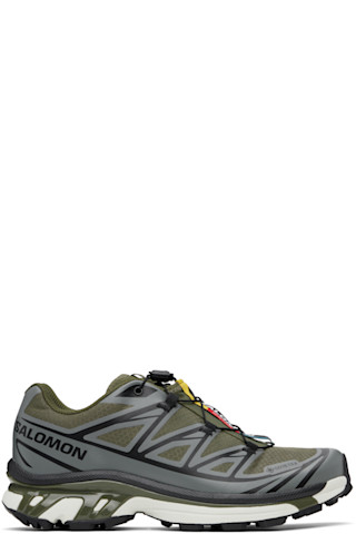 スニーカー Xt-6 Gtx Sneakers - SALOMON - Synthetic - Khaki Salomon: Khaki XT-6 GORE-TEX Sneakers | SSENSE Canada