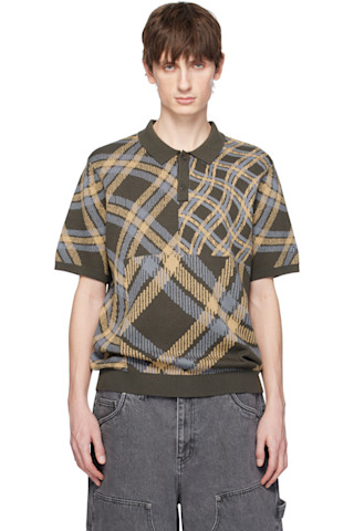 【DIME】 Antique Polo / Brown Multi Dime Antique Polo - Brown – Cybercafé® Skateshop