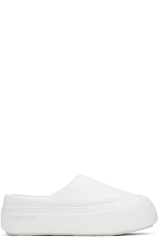 【関税込み】YUME YUME ホワイト Goofy スリッポン White Goofy Slip-on Loafers by YUME YUME on Sale