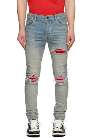 デニム・ジーパン AMIRI Mx1 Jeans 65807218 MX1 - Antique Indigo | AMIRI