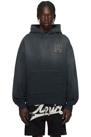 【人気!】 AMIRI ブラックAmiriVintageオーバーサイズ フーディ 251886M202015_1.jpg