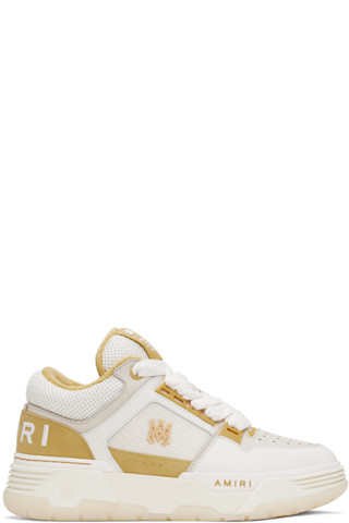 【関税込み】AMIRI ホワイト&イエロー MA-1 スニーカー 251886M237063_1.jpg