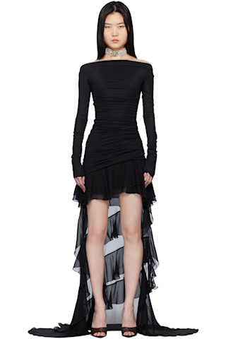 VIP【関税送料無料】希少 BLUMARINE BLACK DRESS 251901F054000_1.jpg