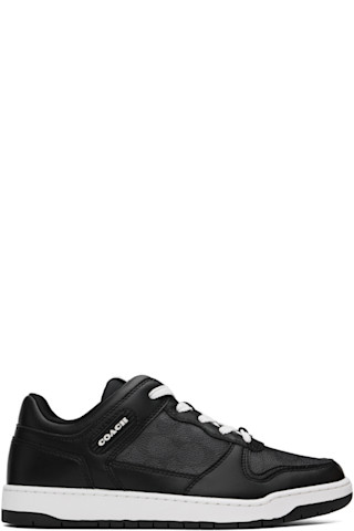 【関税込み】Coach 1941 ブラック C201 スニーカー Black C201 Signature Canvas Sneakers by Coach 1941 on Sale