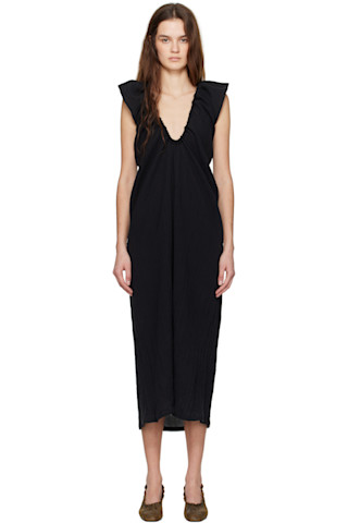 【BASERANGE】MAX DRESS 25SS Black Baserange Mia Dress in Black – No.6 Store