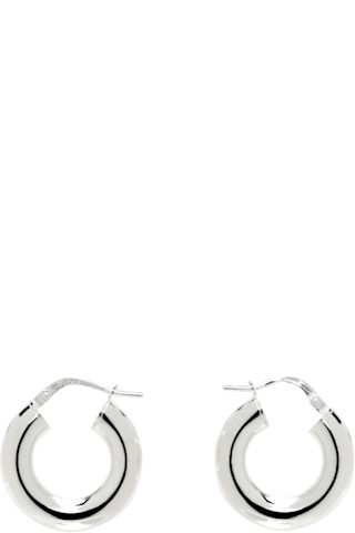 SOPHIE BUHAI everydayフープ シルバー ピアス Sophie Buhai: Small Everyday フープピアス | SSENSE 日本