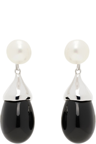 Sophie Buhai: シルバー Audrey ピアス | SSENSE 日本