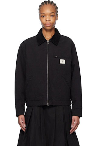 Dunst ♥ UNISEX VINTAGE HALF WORK JACKET /追跡付 Black Vintage Work Jacket by Dunst on Sale
