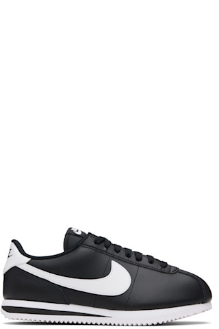 black nike cortez shoes