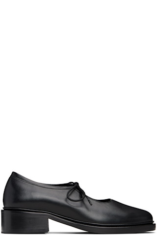Black Fabiana Loafers by Nicole Saldaña on Sale
