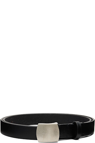 Neighborhoodのブラック レザー ナローベルトがセール中