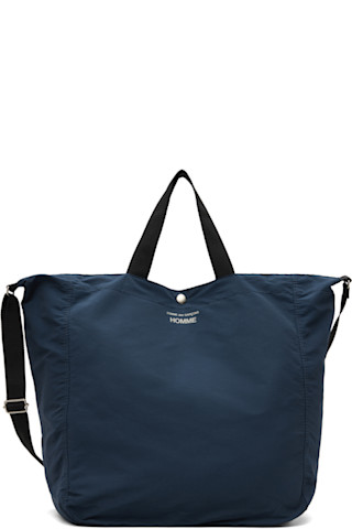 Comme des Garçons Hommeのネイビー グログラン トートバッグがセール中