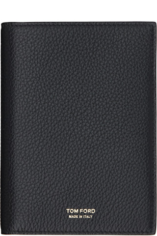 Tom Ford Hammered Leather Passport Holder