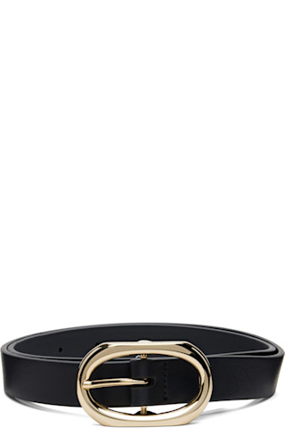 【関税込み】ANINE BING ブラック Signature Link ナローベルト ANINE BING Signature Link Belt | Shopbop