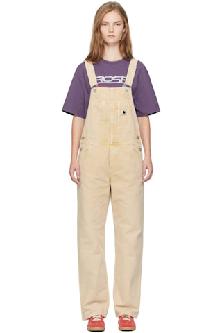 Carhartt ベージュ オーバーオール CARHARTT WIP 中古・古着通販】CarHartt (カーハート) オーバーオール