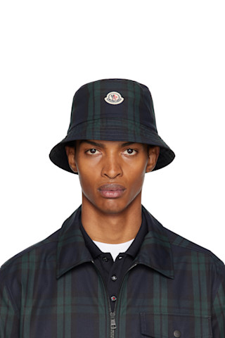 Navy & Black Reversible Bucket Hat