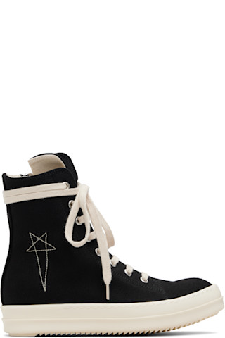 Rick Owens DRKSHDW: ブラック Concordians Vegan Sneaks スニーカー
