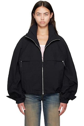 ACNE STUDIOS 24SSナイロントラックジャケットブラック44【美品】 252129F063004_1.jpg