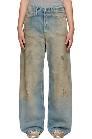 パンツ Acne studios 1989 loose fit jeans Acne Studios - Loose fit jeans - 1981 - Black