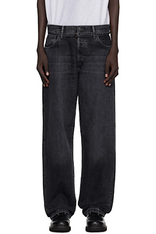 Black Loose Fit 1991 Toj Jeans by Acne Studios on Sale
