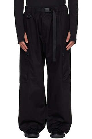 Black UT Twill Cargo Pants by Y-3 on Sale