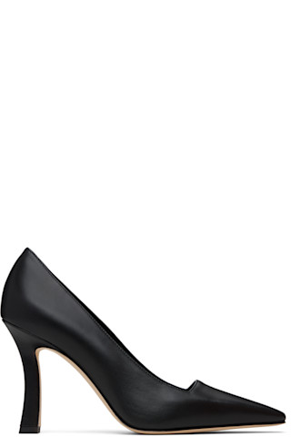 Manolo Blahnik: Black Moira Heels | SSENSE