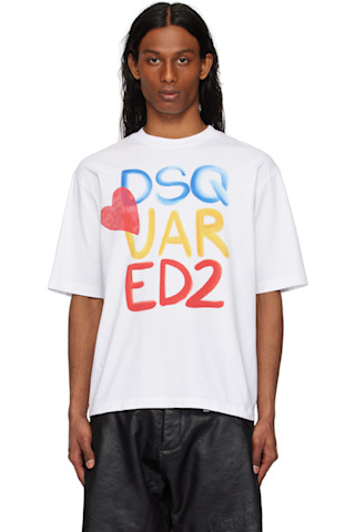 Dsquared2●サマーラバーズ コットンジャージープリントTシャツ 252148M213002_1.jpg