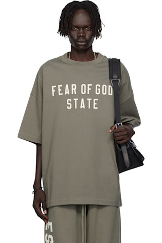 Fear of God グレー　ノースリーブ FEAR OF GOD フィアオブゴッド ノースリーブ Tシャツ Inside/Out