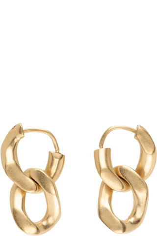 Maison Margiela: Gourmette Collection ピアス | SSENSE 日本