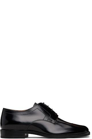 Maison Margiela スクエアダービーシューズ 42 黒 レースアップ Maison Margiela スクエアダービーシューズ 42 黒 レースアップ
