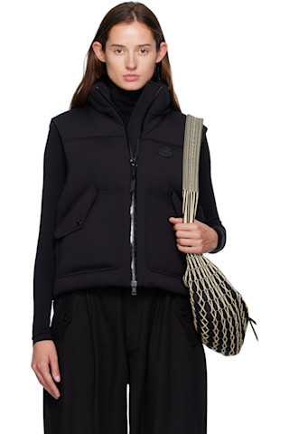 Moncler Genius: Moncler x EE72 ブラック Otis ダウンベスト | SSENSE