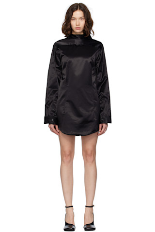 MM6 Maison Margiela サテンジャージー ミニワンピース MM6 MAISON MARGIELA サテンジャージー ミニワンピース