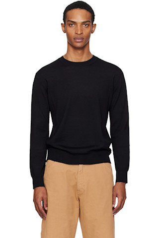 MM6 Maison Margielaのブラック エルボーパッチ セーターがセール中