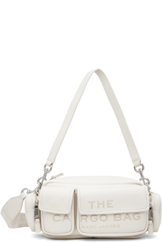 MARC JACOBS THE CARGO BAG アイボリー Marc Jacobs: Off-White 'The Leather Cargo' Bag | SSENSE