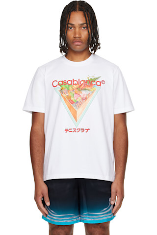 Casablancaのホワイト Tennis Club Icon 半袖Tシャツがセール中