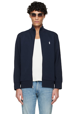 Polo Ralph Laurenのネイビー ダブルニット ジャケットがセール中