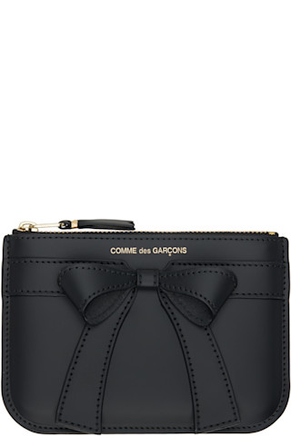 Comme des Garçons Walletsのブラック Big Bow 財布がセール中 Comme des Garçons Walletsのブラック Big Bow 財布がセール中