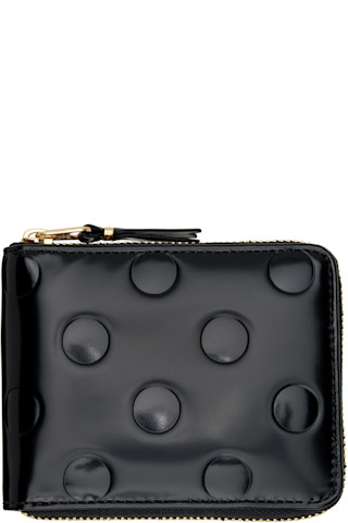定価約3万円 COMME des GARCONS EMBOSSED BLACK Amazon | [コムデギャルソン] CDG EMBOSSED LOGO ZIP WALLET