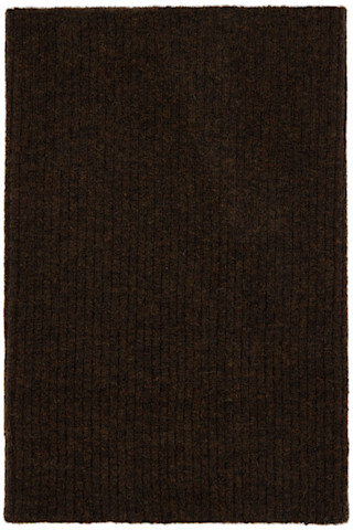 R828.5 Rick Owens ニットネックウォーマー ブラウン RICK OWENS - KNITWEAR - Rick Owens