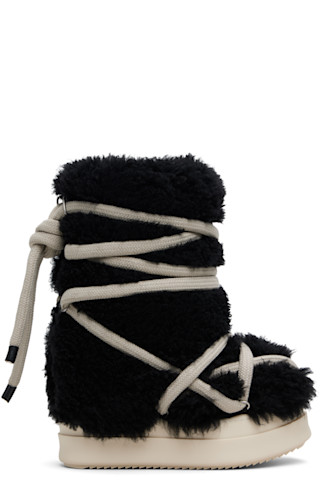 Rick Owensのブラック Concordians Mega Bumper Lunar ブーツがセール中