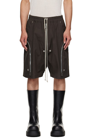 Rick Owensのグレー Concordians Bauhaus Bela ショートパンツがセール中