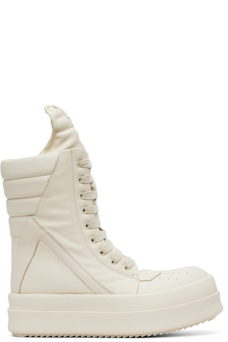 Off-White Concordians Megageobaskets Sneakers by Rick Owens on Sale
