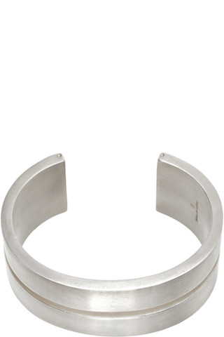 アクセサリー Parts of Four SLIT B RACELET BRASS M Parts of Four: Ultra Reduction Slit Bracelet | SSENSE