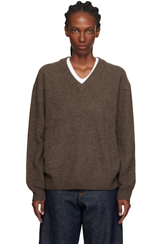 A.P.C ブラウンセーター　M A.P.C. ニットセーター | ブラウン | FARFETCH JP