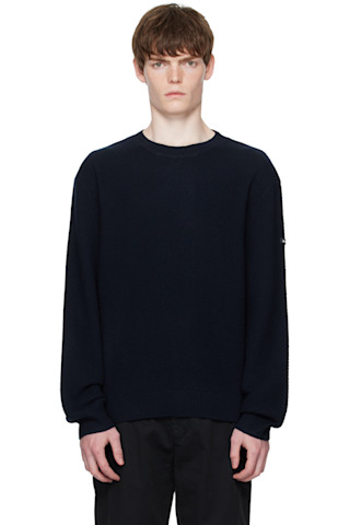 A.P.C.◇ニット・セーター(薄手)/M/ウール/BLK/24252-1-83501 【A.P.C. 