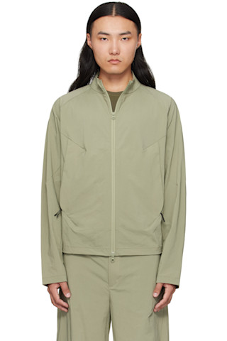 J EONGL I: グリーン Softshell Slash ジャケット | SSENSE 日本