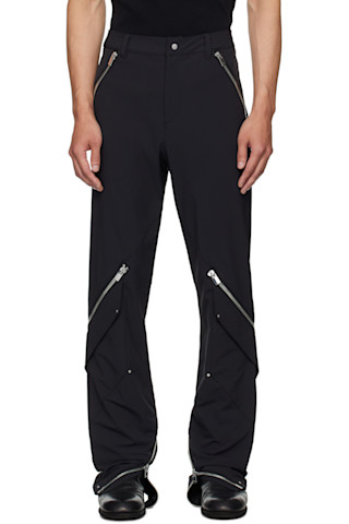 HELIOT EMIL Punctured カーゴパンツ ジップデザイン HELIOT EMIL Punctured カーゴパンツ ジップデザイン HELIOT