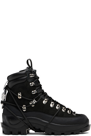 HELIOT EMIL: Black Hiking Boots | SSENSE